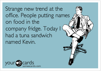 A Tuna Sandwich Named Kevin